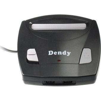  Игровая консоль Dendy Master черный + контроллер в комплекте 255 игр 