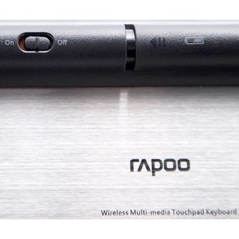  Клавиатура Rapoo E2710 черный/черный USB беспроводная slim Multimedia 