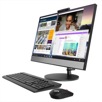  Моноблок Lenovo V530-22ICB 10US00J1RU 21.5" Full HD i5 9400T (1.8)/4Gb/SSD256Gb/UHDG 630/DVDRW/CR/Win 10 Pro 64/GbitEth/90W/кл/мышь 