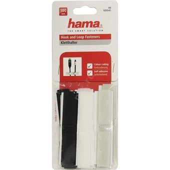  Стяжки для кабеля Hama 00020541 липучки термостойкие 10см 