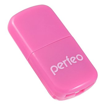  Картридер Perfeo microSD USB2.0 Purple (PF-VI-R009) 
