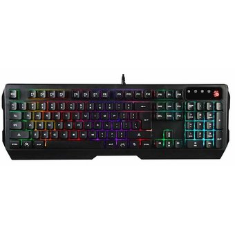  Клавиатура A4 Bloody Q135 Neon черный USB Multimedia for gamer LED 