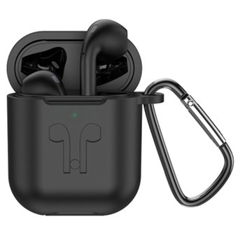  УЦ Наушники bluetooth HOCO ES32 Original series apple wireless headset(with black silicone case), black (ПУ) 