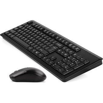  Клавиатура + мышь A4 V-Track 4200N клав:черный мышь:черный USB беспроводная 