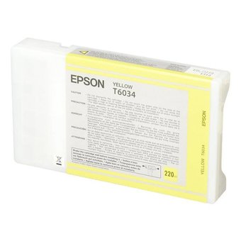  Картридж струйный Epson T6034 C13T603400 желтый (220мл) для Epson St Pro 7880/9880 