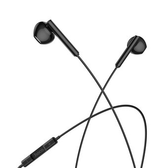  УЦ Наушники HOCO M65 Special sound Type-C wire control earphones with mic, black (ПУ) 