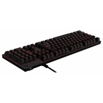  Клавиатура Logitech G413 Carbon (920-008309) механическая черный USB Multimedia for gamer LED 