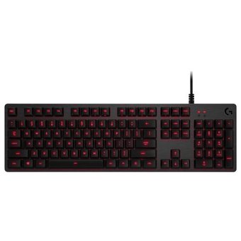  Клавиатура Logitech G413 Carbon (920-008309) механическая черный USB Multimedia for gamer LED 