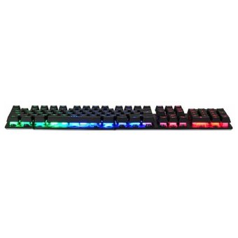  Клавиатура Oklick 760G Genesis черный USB for gamer LED 