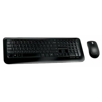  Клавиатура + мышь Microsoft 850 клав:черный мышь:черный USB беспроводная Multimedia 