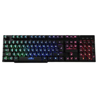  Клавиатура Oklick 760G Genesis черный USB for gamer LED 