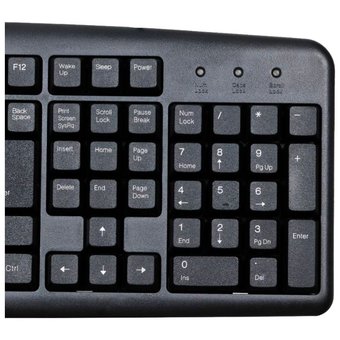  Клавиатура Oklick 100M черный USB 