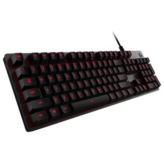  Клавиатура Logitech G413 Carbon (920-008309) механическая черный USB Multimedia for gamer LED 