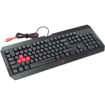 Клавиатура A4 Bloody Q100 черный USB Multimedia for gamer 