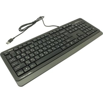  Клавиатура A4 Fstyler FK10 черный/серый USB Multimedia 