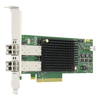  Сетевой адаптер Emulex LPE31002-M6 Gen 6 (16GFC), 2-port, 16Gb/s, PCIe Gen3, Upgradable to 32GFC 