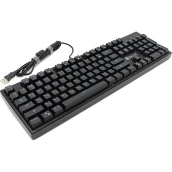  Клавиатура Oklick 940G VORTEX механическая черный USB for gamer LED 