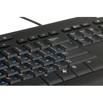  Клавиатура + мышь Microsoft Wired 600 клав:черный мышь:черный USB Multimedia 