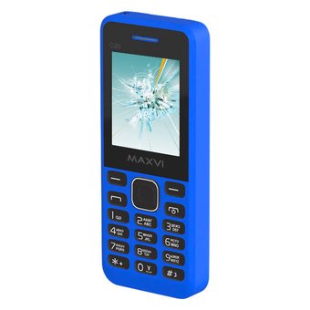  Мобильный телефон Maxvi C20 Blue (без ЗУ) 