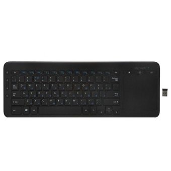  Клавиатура Microsoft All-in-One Media черный USB беспроводная Multimedia Touch 