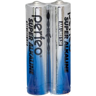  Батарейка Perfeo LR03/2SH Super Alkaline 