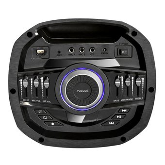  Минисистема Hyundai H-MC280 черный 500Вт/FM/USB/BT 