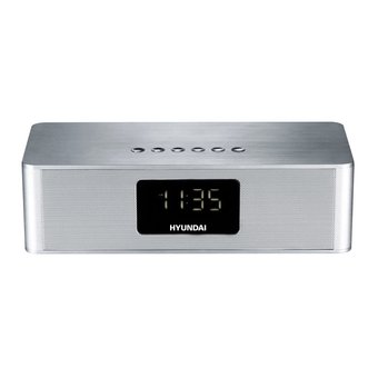  Радиобудильник Hyundai H-RCL360 белый LCD подсв:белая часы:цифровые FM 