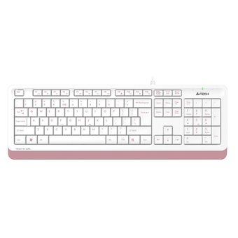  Клавиатура A4 Fstyler FK10 белый/розовый USB 
