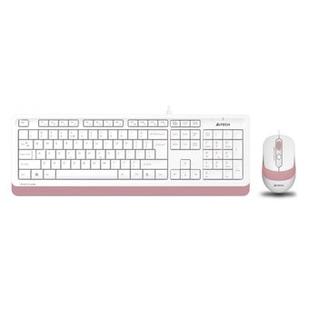  Клавиатура + мышь A4 Fstyler F1010 pink 