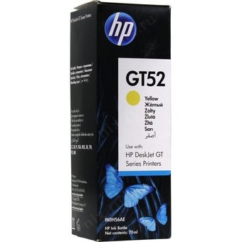  Картридж струйный HP GT52 M0H56AE желтый (8000стр.) (70мл) для HP DJ GT 