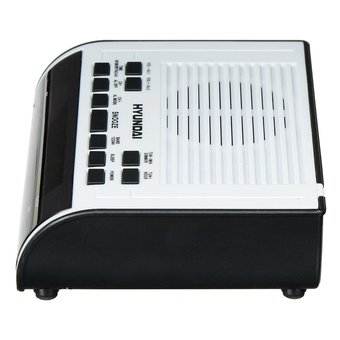  Радиобудильник Hyundai H-RCL100 белый 