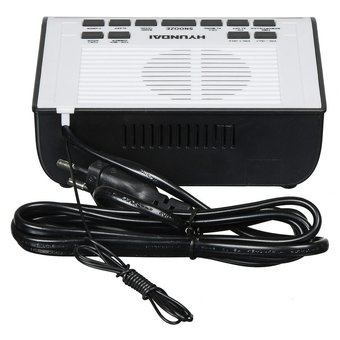  Радиобудильник Hyundai H-RCL100 белый 