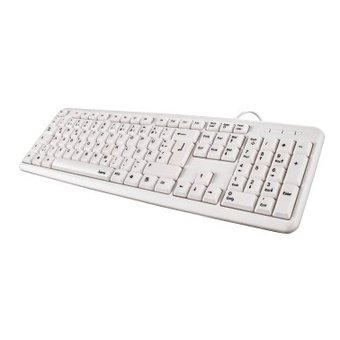  Клавиатура Hama Verano белый USB slim 