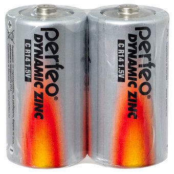  Батарейка Perfeo R14/2SH Dynamic Zinc 