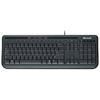  Клавиатура Microsoft Wired 600 черный USB 