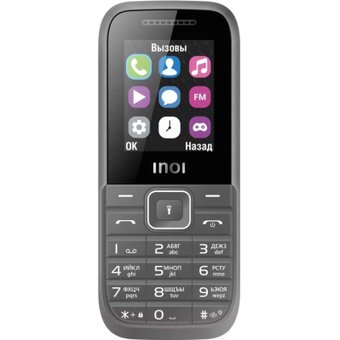  Мобильный телефон INOI 105 2019 Dark Grey 