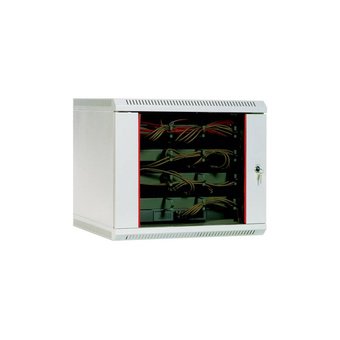  Шкаф коммутационный ЦМО ШРН-15.650 серый 15U 600x650мм пер.дв.стекл несъемн.бок.пан. 50кг 
