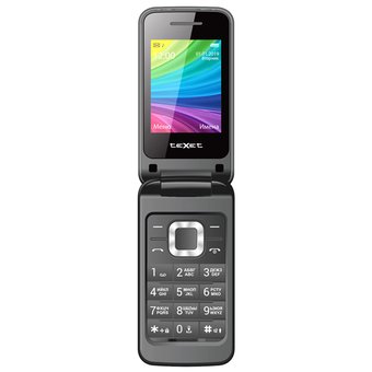  Мобильный телефон teXet TM-204 антрацит 
