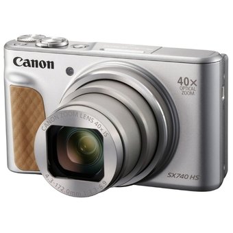  Фотоаппарат Canon PowerShot SX740HS серебристый 21.1Mpix Zoom40x 3" 4K SDXC/SD/SDHC 