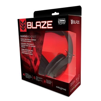  Наушники с микрофоном Creative Sound Blaster Blaze черный/красный (70GH032000000) 