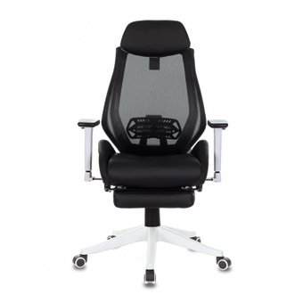  Кресло игровое Бюрократ CH-W770/BLACK черный искусст.кожа/сетка (пластик белый) 