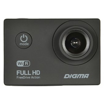  Видеорегистратор Digma FreeDrive Action Full HD WiFi черный 