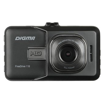  Видеорегистратор Digma FreeDrive 118 черный 