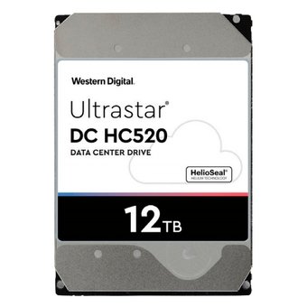  HDD WD Ultrastar DC HC520 (0F30146) Server 3.5" 12TB 7200rpm SATA3 256MB (HUH721212ALE604) 