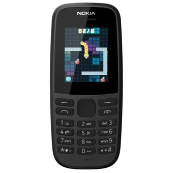  Мобильный телефон Nokia 105 SS Black Nochgr (TA-1203) 