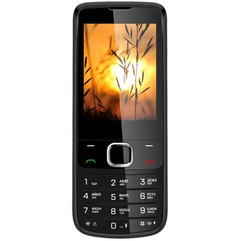  Мобильный телефон Vertex D545 Black/Silver 