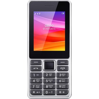  Мобильный телефон Vertex D514 Silver/Black 