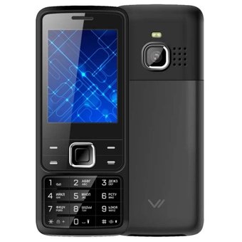 Мобильный телефон Vertex D546 Black/Silver 