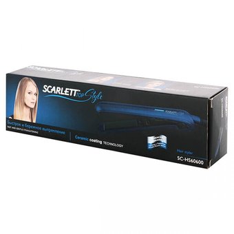  Выпрямитель Scarlett SC-HS60600 синий/черный 