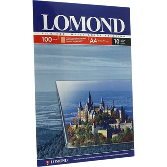  Фотобумага Lomond 0708411 A4/10л/прозрачный для струйной печати 